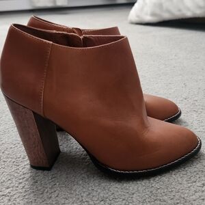 Elizabeth and James Tan Ankle Booties